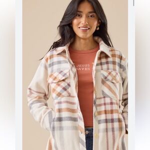 Thread & Supply Plaid Shacket